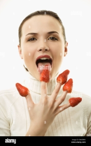 strawberry stock photo